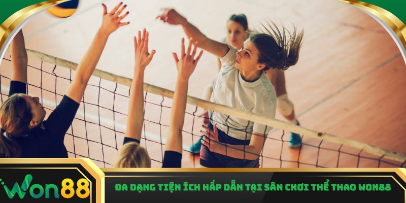 Đa dạng tiện ích hấp dẫn tại sân chơi thể thao Won88