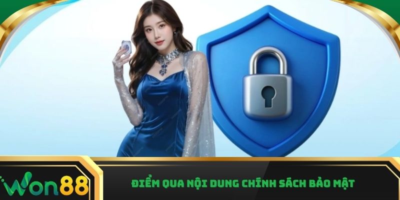 Cập nhật nội dung trong chính sách bảo mật Won88