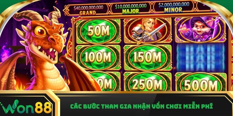 Các bước tham gia nhận vốn chơi miễn phí