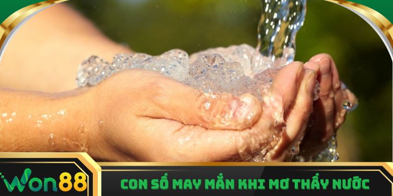 Gợi ý con số may mắn khi chiêm bao thấy nước
