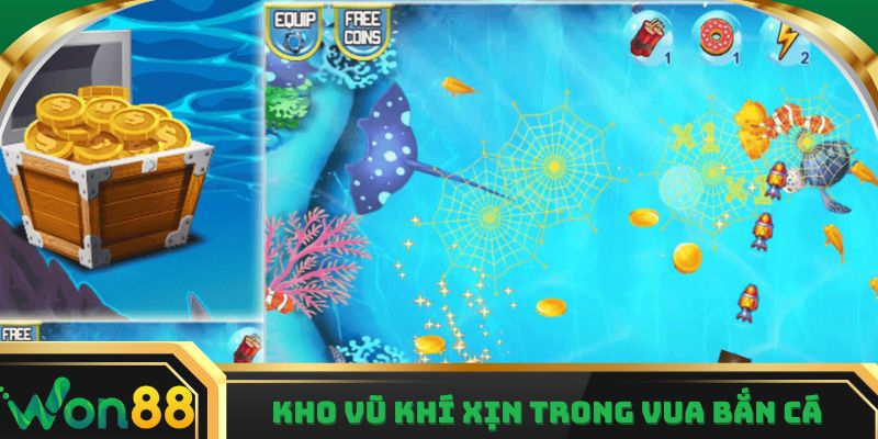 Kho vũ khí xịn trong Vua Bắn Cá