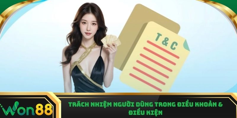 Điều khoản và điều kiện Won88 về trách nhiệm người tham gia